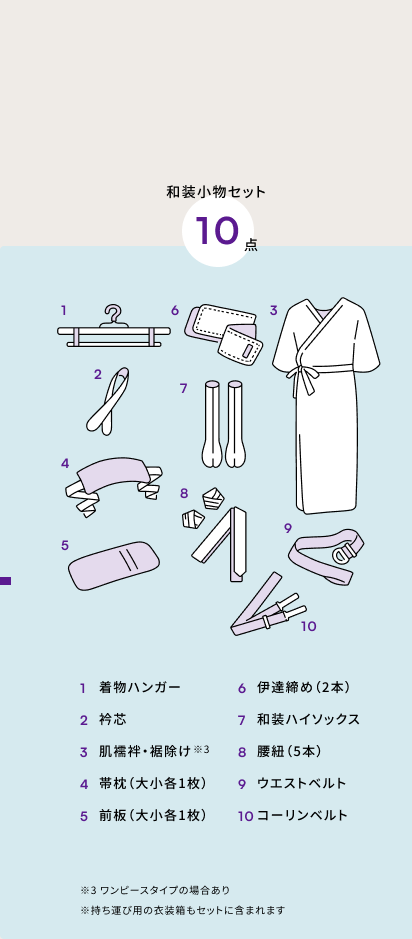 和装小物セット10点
