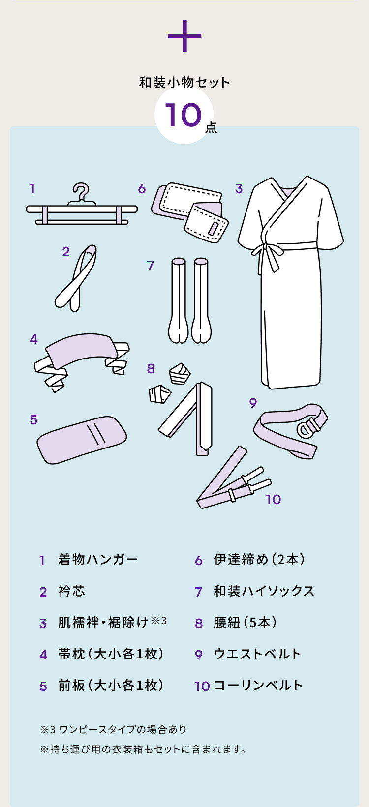 和装小物セット10点